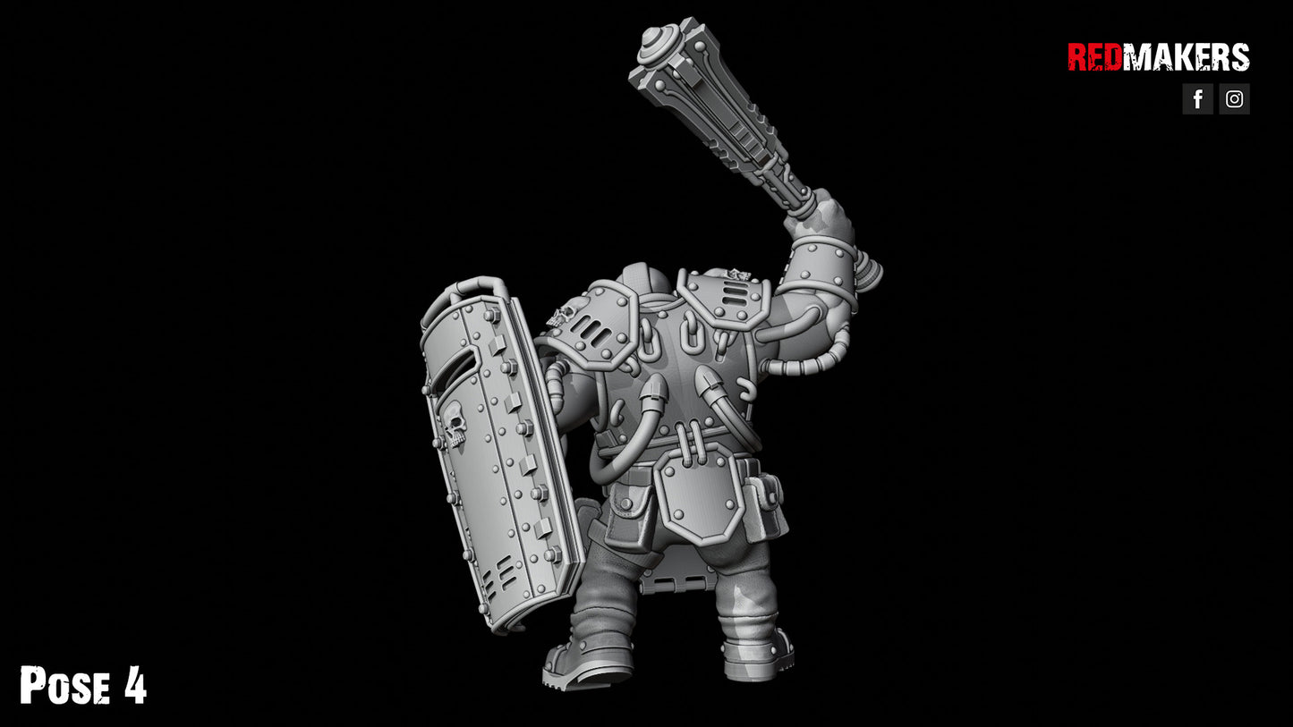 Abhuman Giants in Heavy Armor (5-Unit Kit or Single Model) by RedMakers