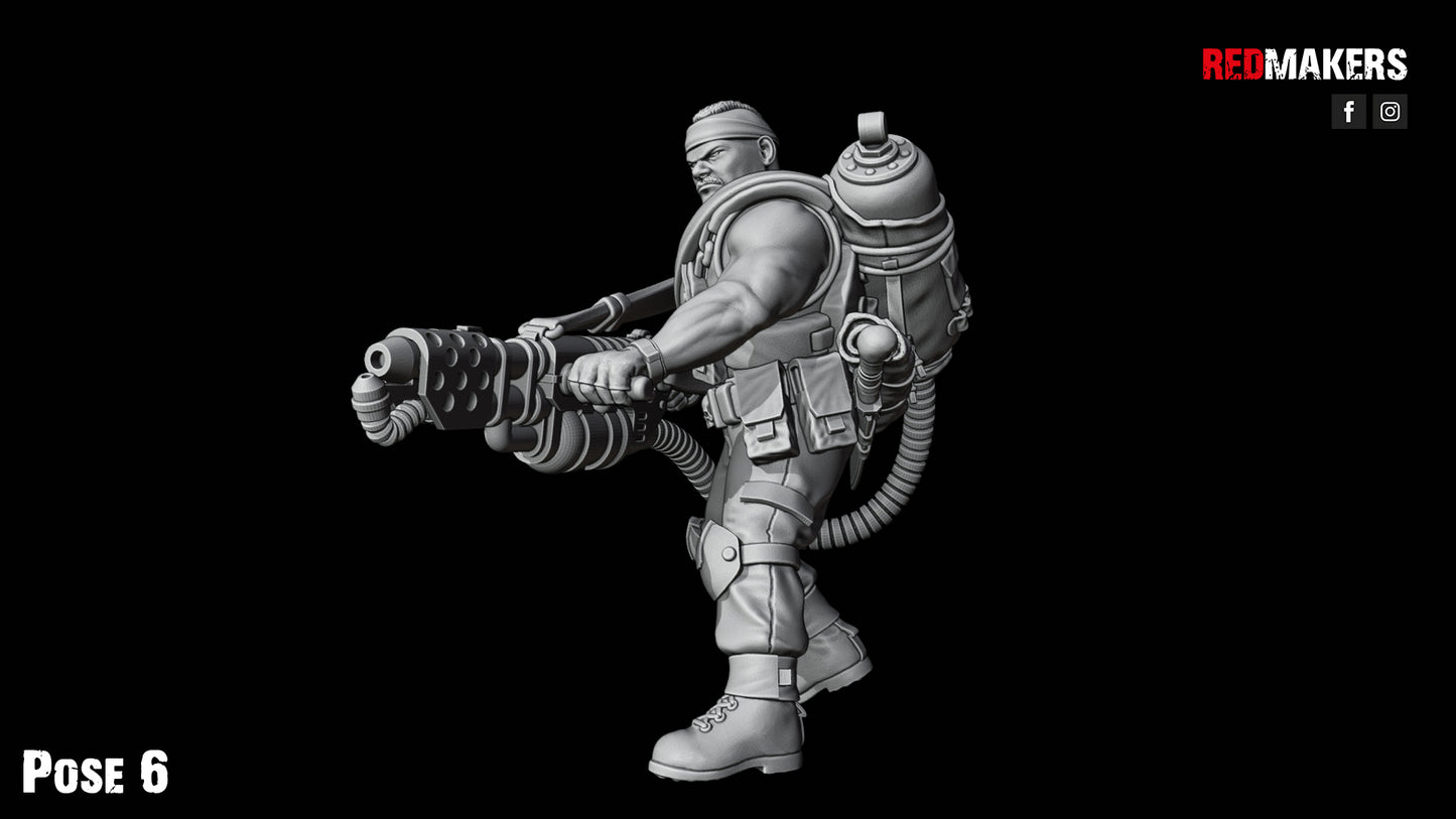 Jungle Fighters-Squad of the Imperial Force (10-Unit Kit or Single Model) by RedMakers