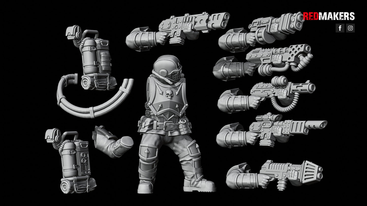 Elite Squad of the Imperial Force (10-Unit Kit or Single Model) by RedMakers