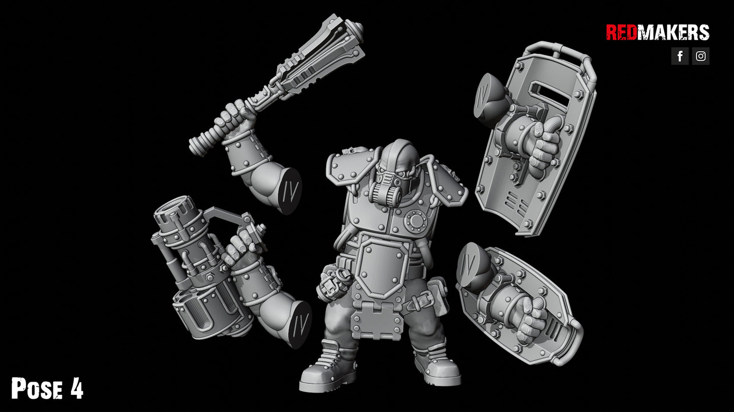 Abhuman Giants in Heavy Armor (5-Unit Kit or Single Model) by RedMakers