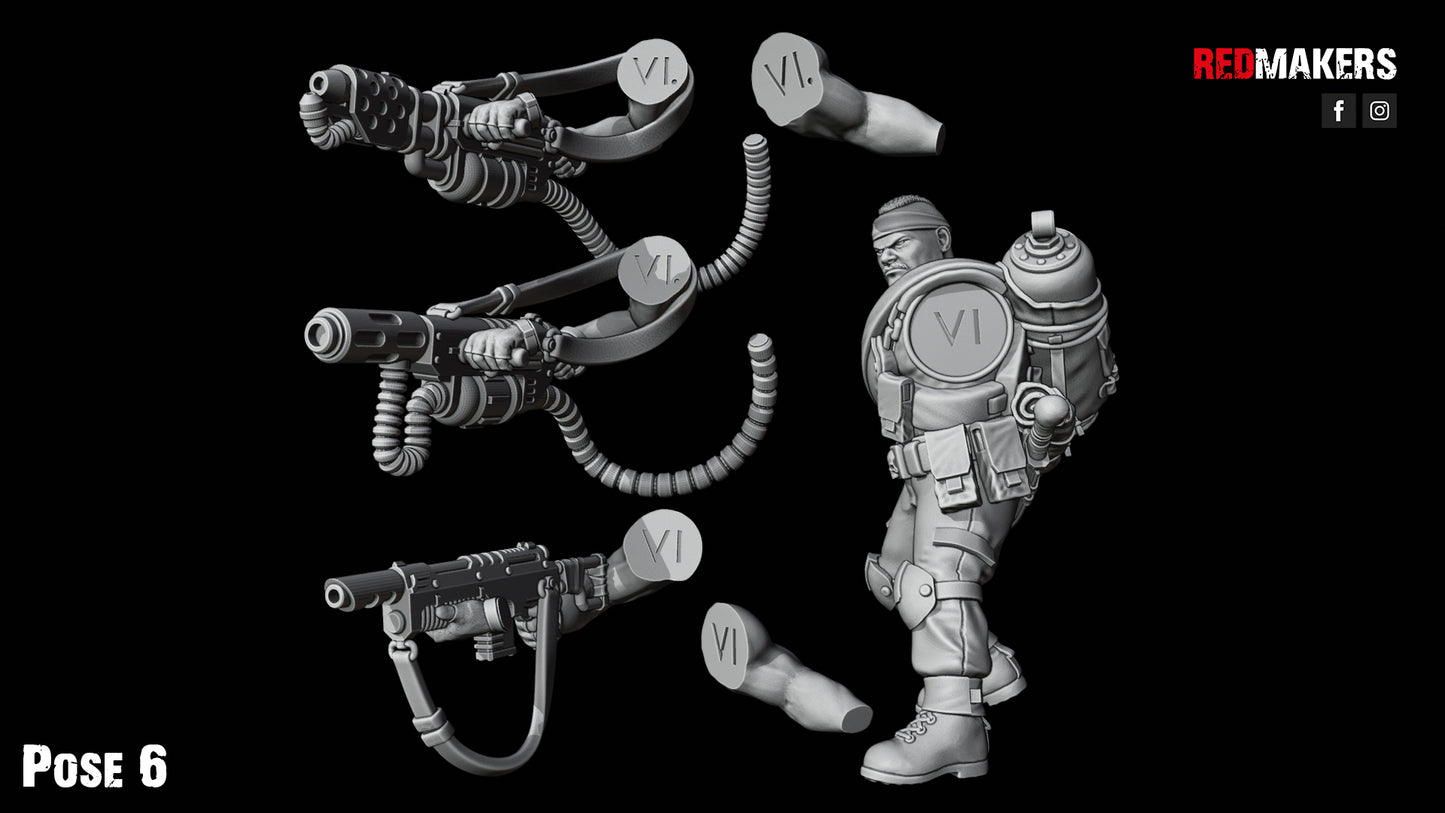 Jungle Fighters-Squad of the Imperial Force (10-Unit Kit or Single Model) by RedMakers