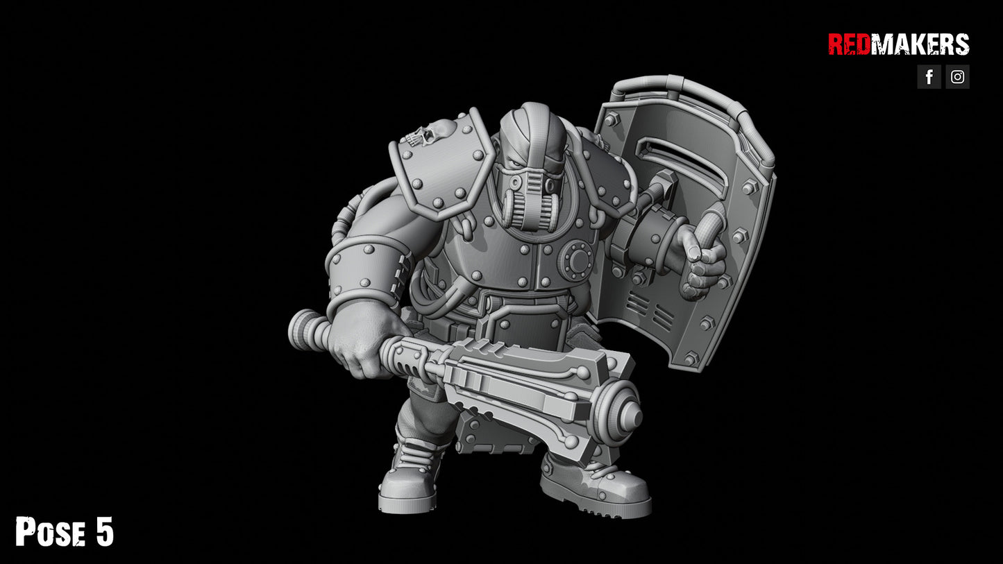 Abhuman Giants in Heavy Armor (5-Unit Kit or Single Model) by RedMakers