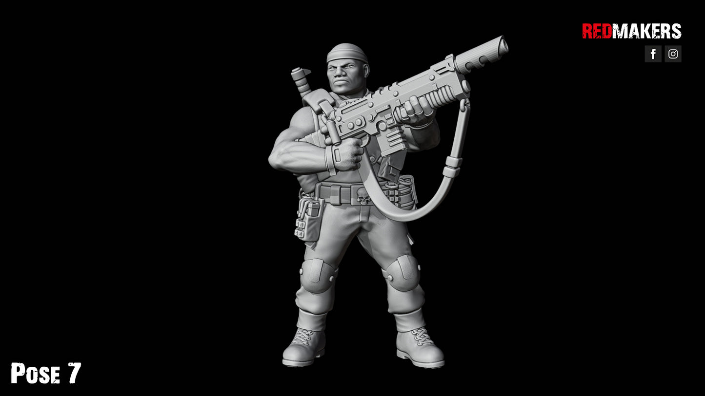 Jungle Fighters-Squad of the Imperial Force (10-Unit Kit or Single Model) by RedMakers