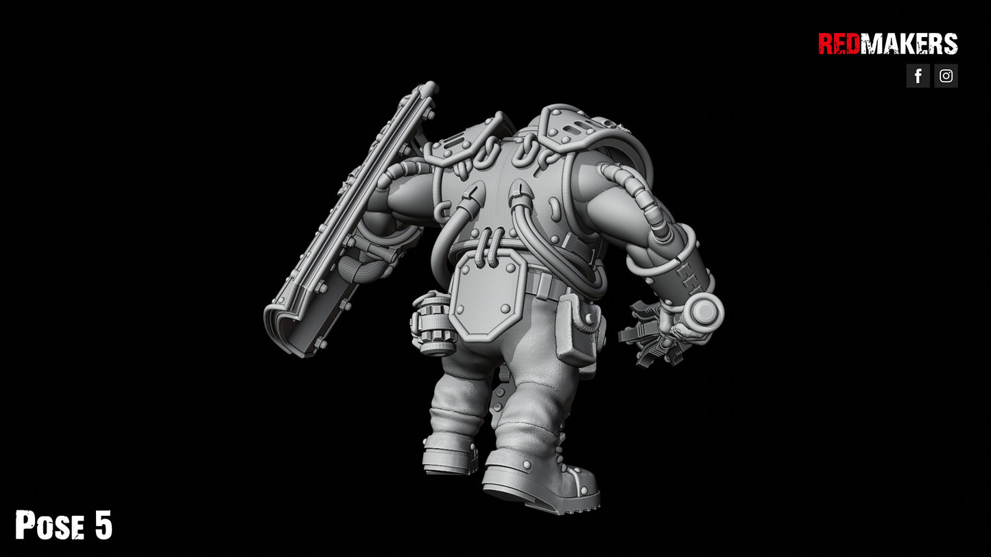 Abhuman Giants in Heavy Armor (5-Unit Kit or Single Model) by RedMakers