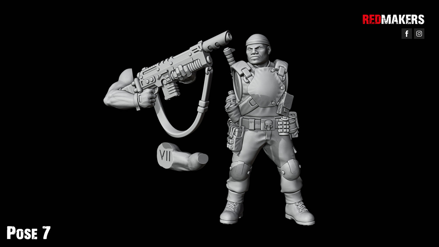 Jungle Fighters-Squad of the Imperial Force (10-Unit Kit or Single Model) by RedMakers