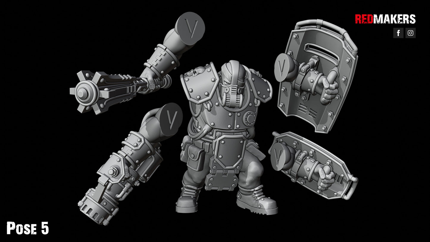 Abhuman Giants in Heavy Armor (5-Unit Kit or Single Model) by RedMakers