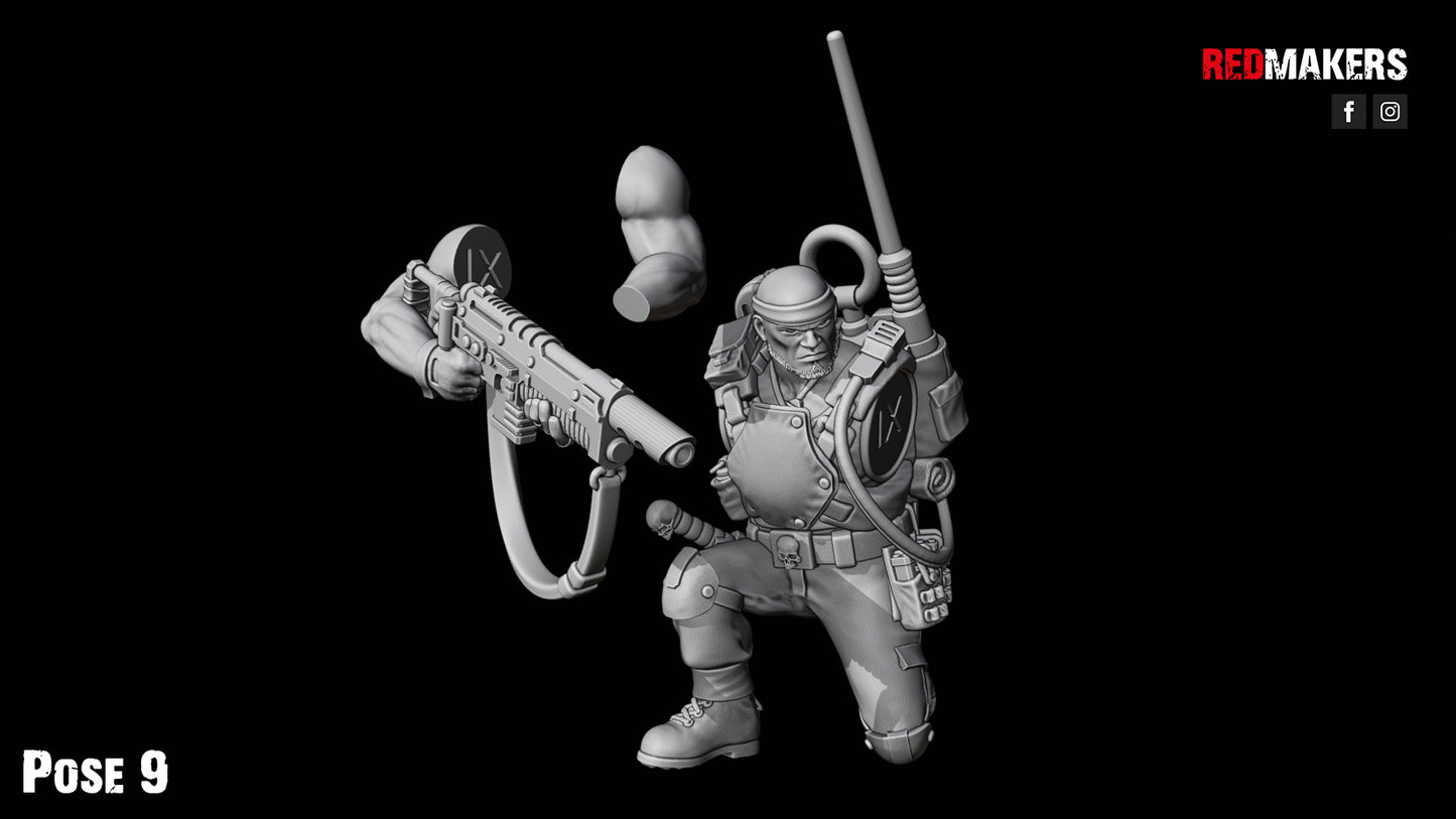 Jungle Fighters-Squad of the Imperial Force (10-Unit Kit or Single Model) by RedMakers
