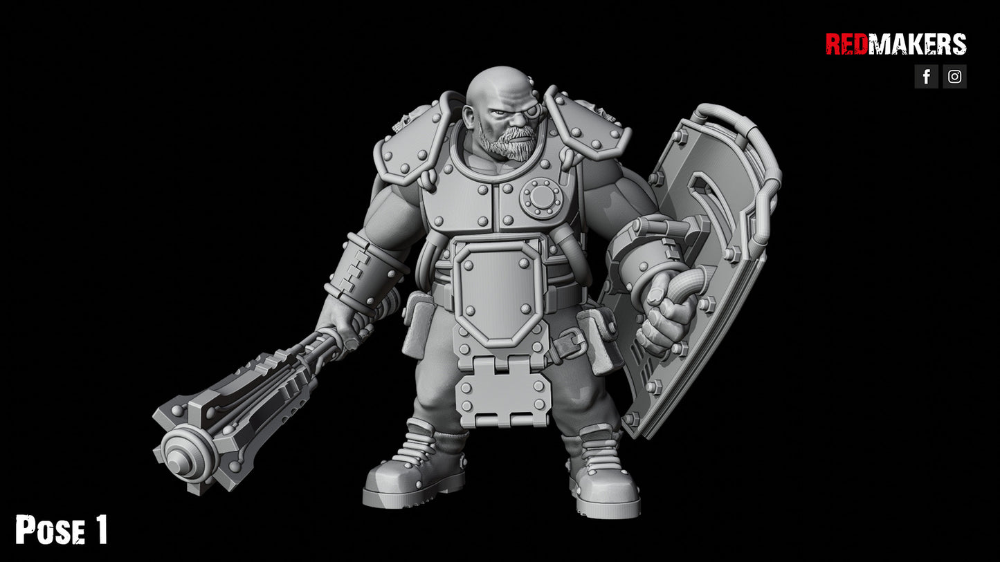 Abhuman Giants in Heavy Armor (5-Unit Kit or Single Model) by RedMakers