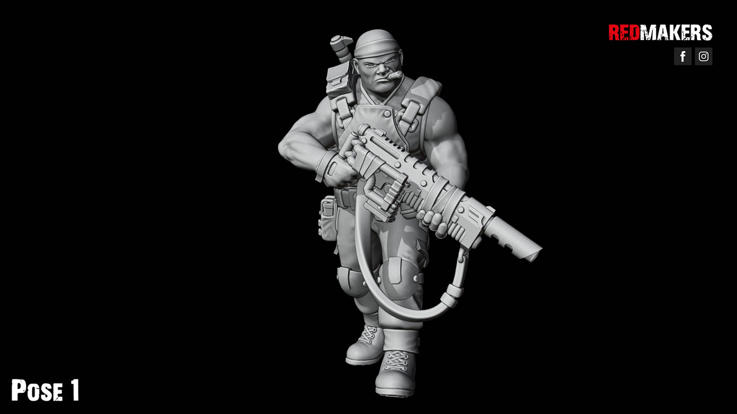 Jungle Fighters-Squad of the Imperial Force (10-Unit Kit or Single Model) by RedMakers