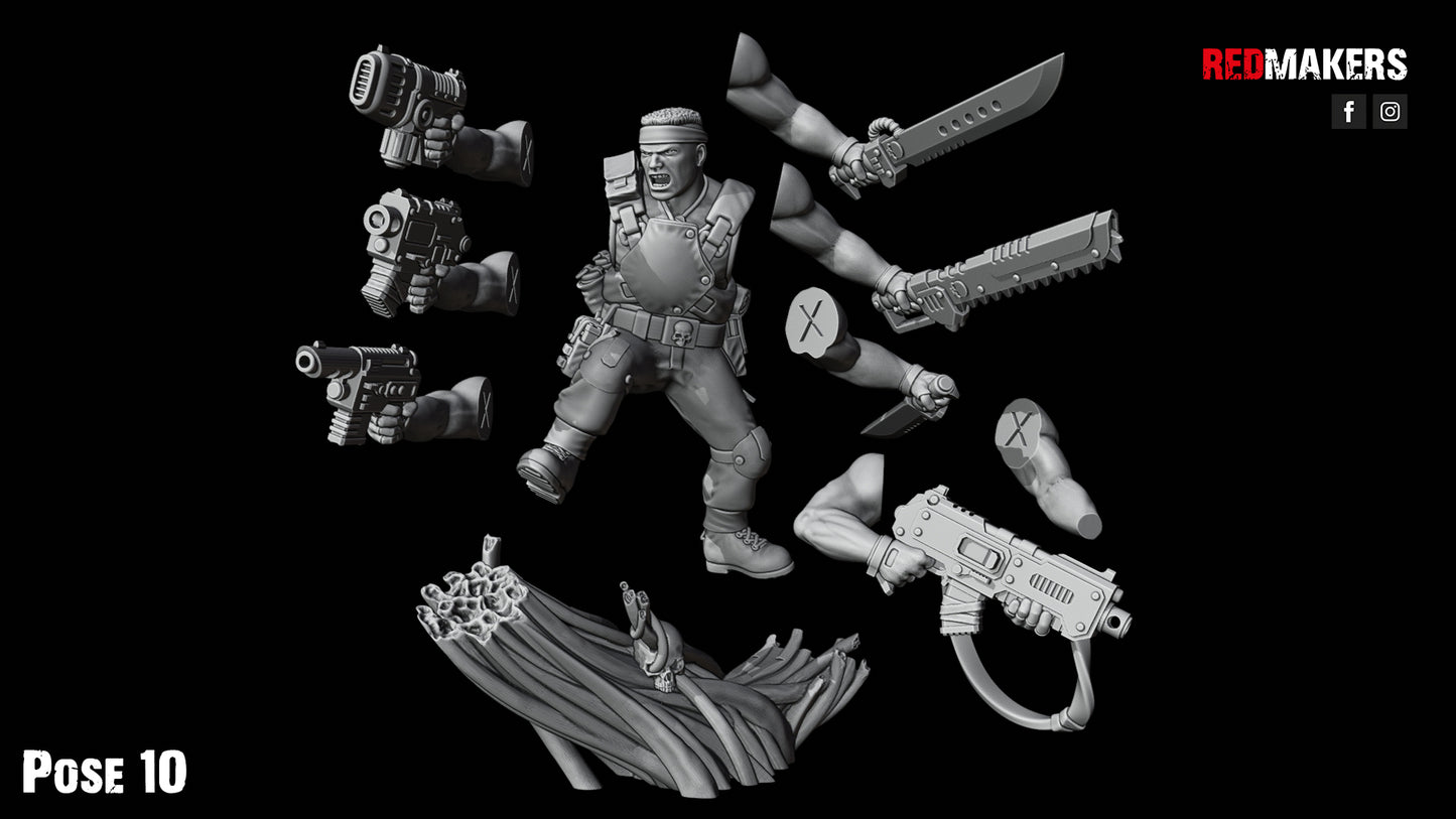 Jungle Fighters-Squad of the Imperial Force (10-Unit Kit or Single Model) by RedMakers