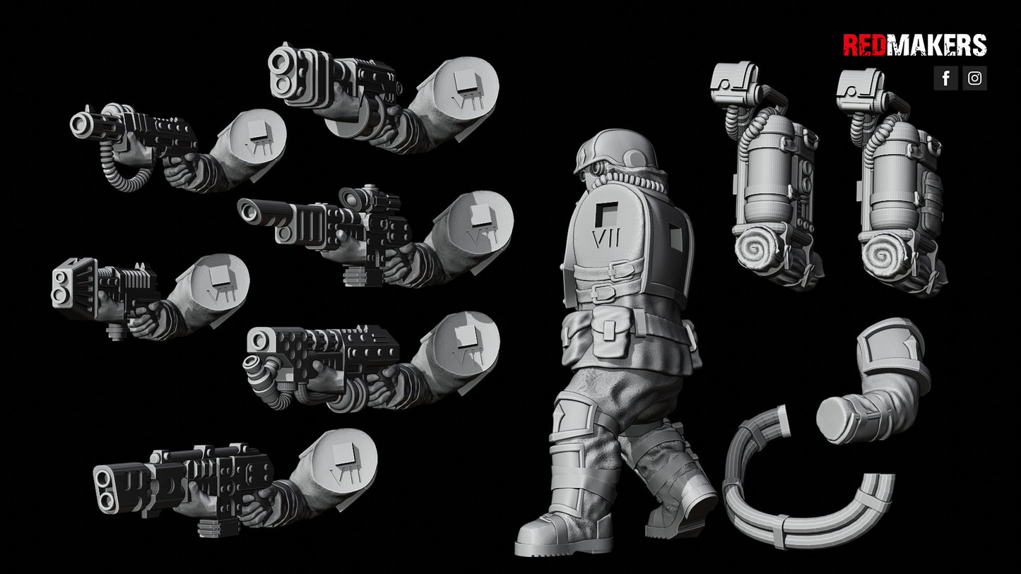 Elite Squad of the Imperial Force (10-Unit Kit or Single Model) by RedMakers