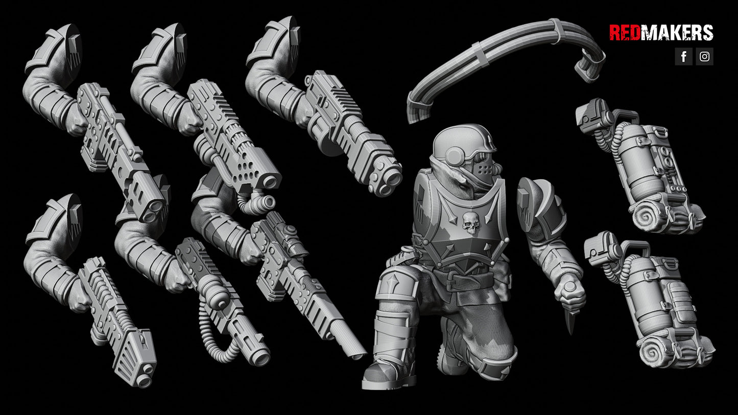 Elite Squad of the Imperial Force (10-Unit Kit or Single Model) by RedMakers