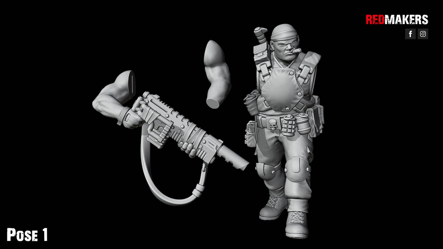 Jungle Fighters-Squad of the Imperial Force (10-Unit Kit or Single Model) by RedMakers