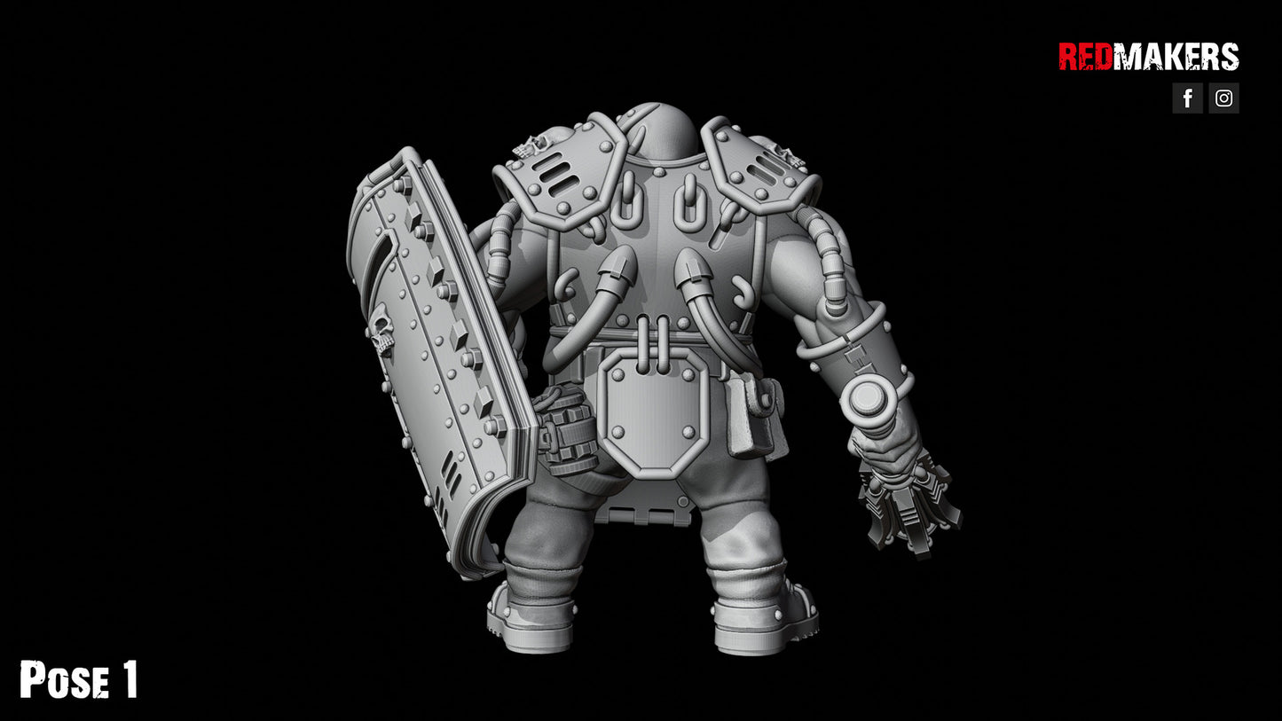 Abhuman Giants in Heavy Armor (5-Unit Kit or Single Model) by RedMakers