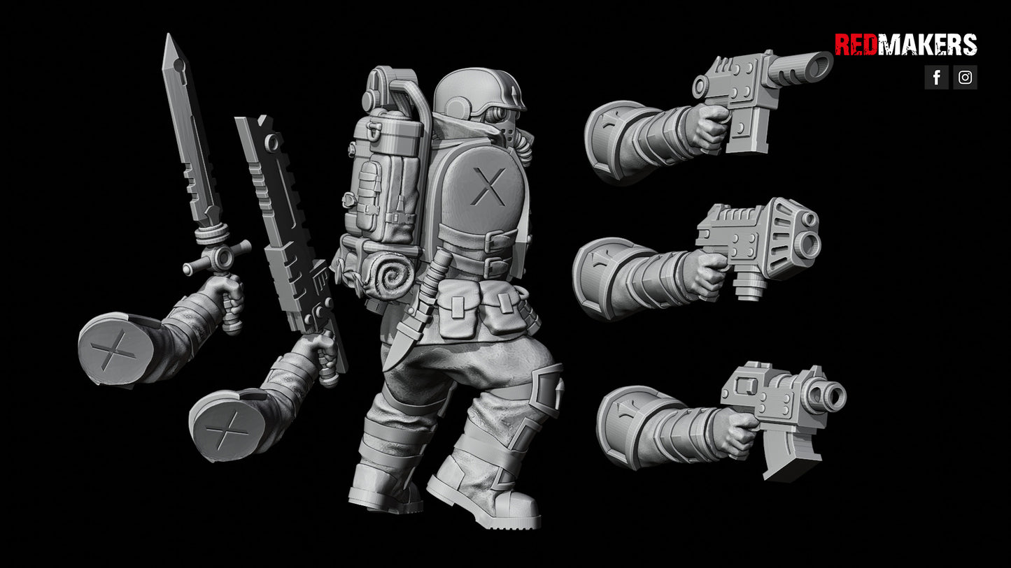 Elite Squad of the Imperial Force (10-Unit Kit or Single Model) by RedMakers
