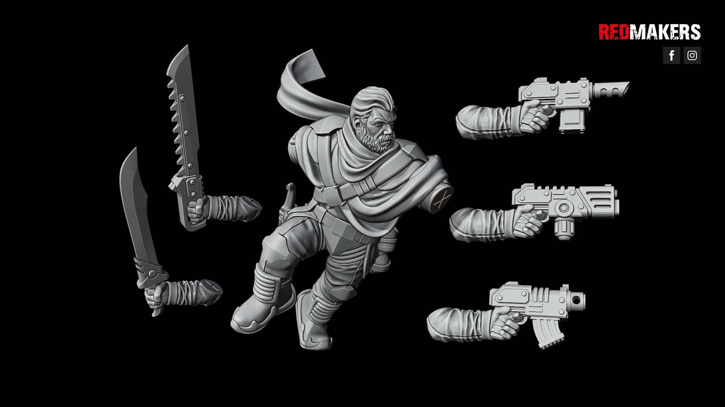 Desert Raiders-Squad of the Imperial Force (10-Unit Kit or Single Model) by RedMakers