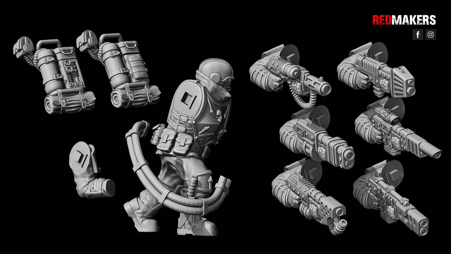 Elite Squad of the Imperial Force (10-Unit Kit or Single Model) by RedMakers