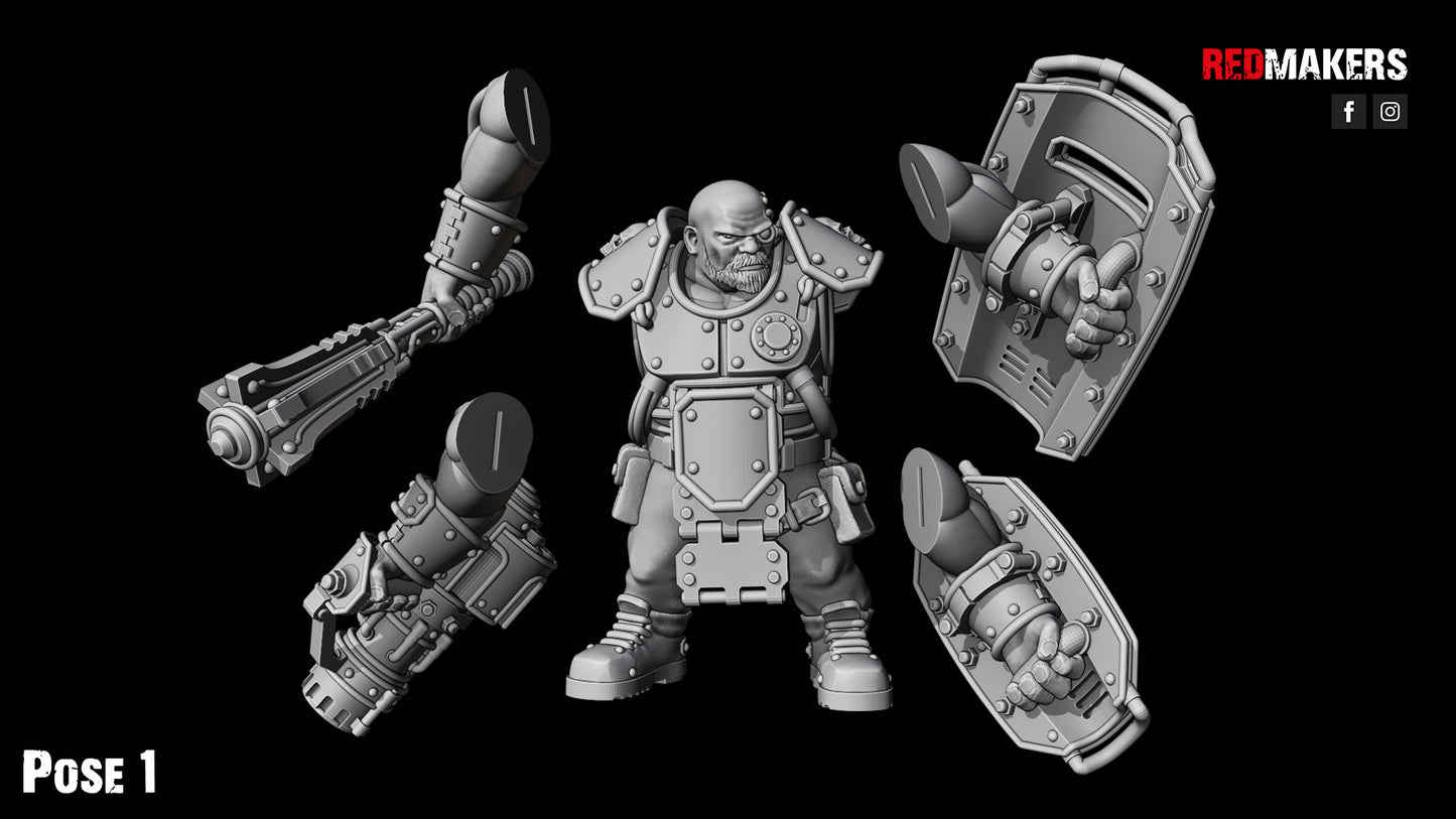 Abhuman Giants in Heavy Armor (5-Unit Kit or Single Model) by RedMakers