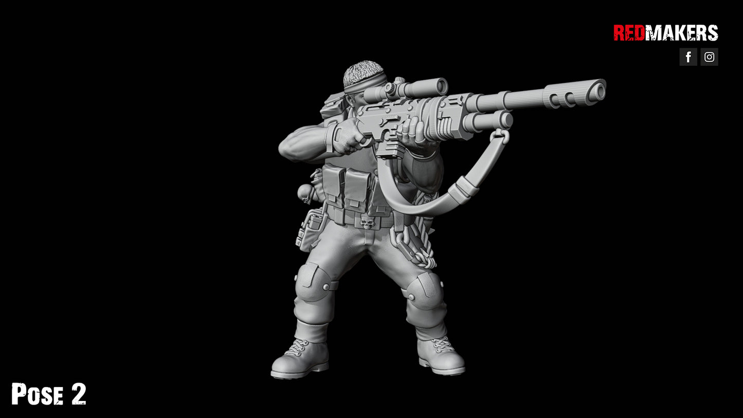 Jungle Fighters-Squad of the Imperial Force (10-Unit Kit or Single Model) by RedMakers