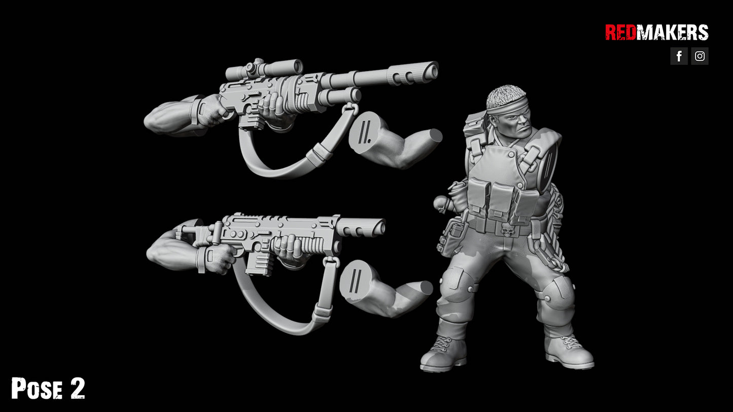 Jungle Fighters-Squad of the Imperial Force (10-Unit Kit or Single Model) by RedMakers