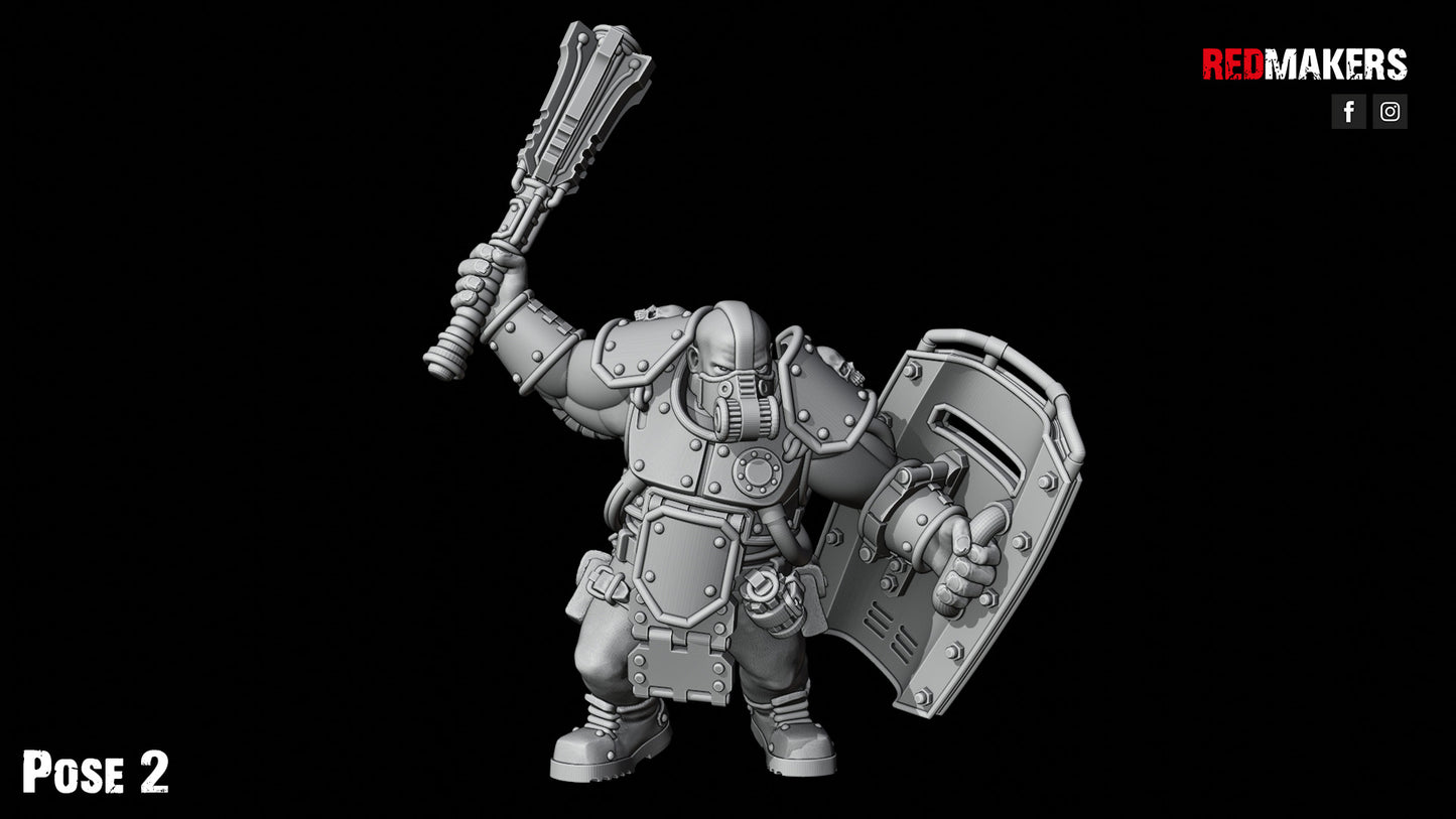 Abhuman Giants in Heavy Armor (5-Unit Kit or Single Model) by RedMakers