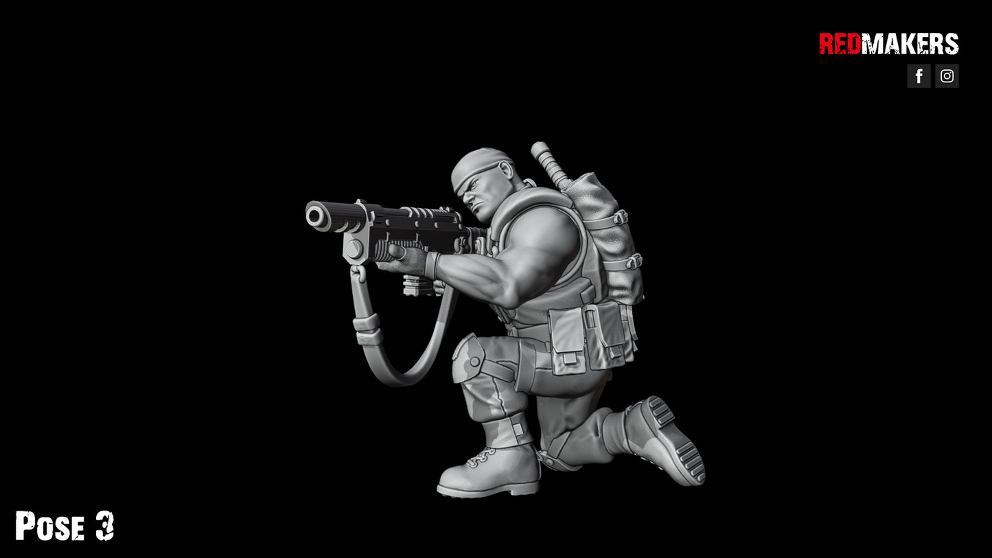 Jungle Fighters-Squad of the Imperial Force (10-Unit Kit or Single Model) by RedMakers
