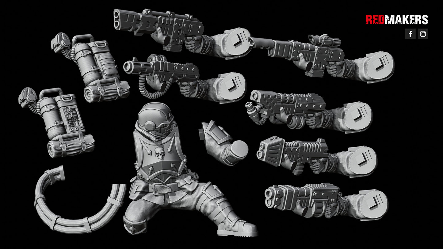 Elite Squad of the Imperial Force (10-Unit Kit or Single Model) by RedMakers