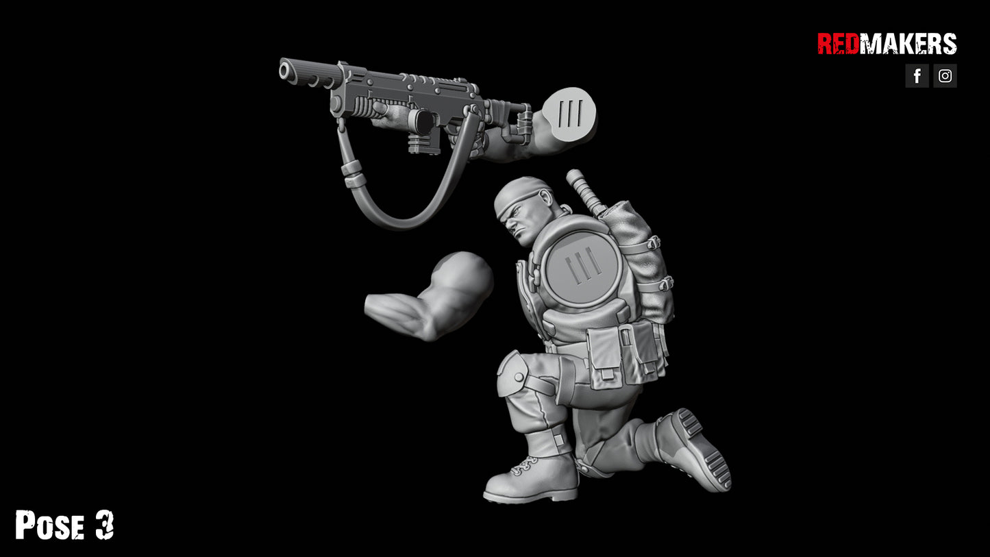 Jungle Fighters-Squad of the Imperial Force (10-Unit Kit or Single Model) by RedMakers