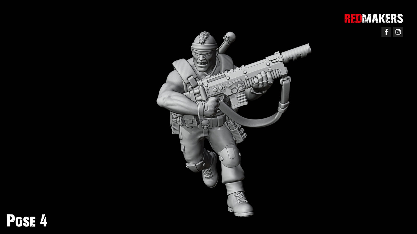 Jungle Fighters-Squad of the Imperial Force (10-Unit Kit or Single Model) by RedMakers