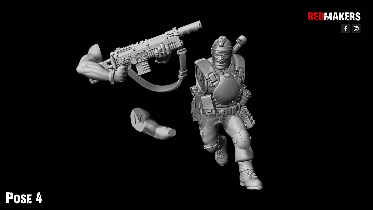 Jungle Fighters-Squad of the Imperial Force (10-Unit Kit or Single Model) by RedMakers