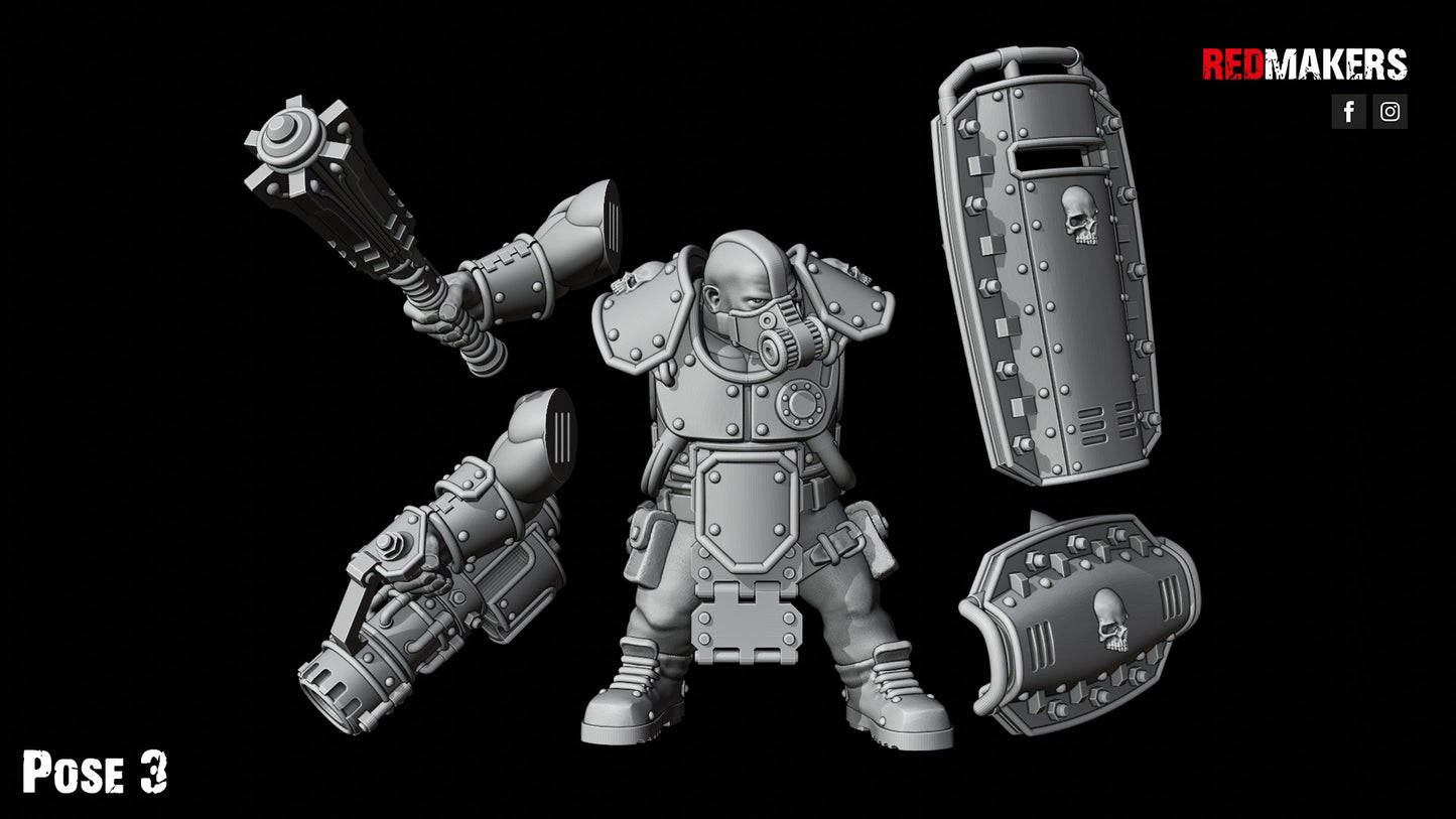 Abhuman Giants in Heavy Armor (5-Unit Kit or Single Model) by RedMakers