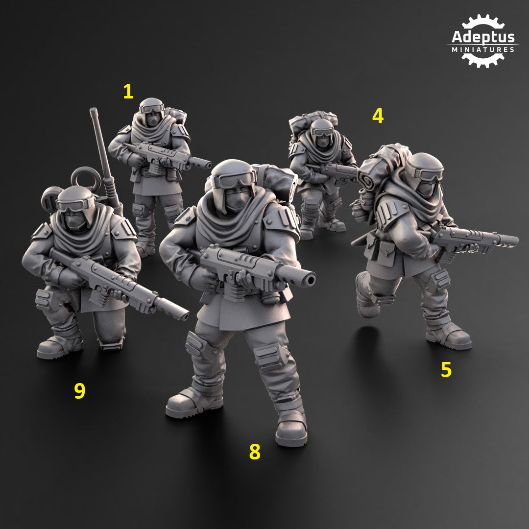 Khaleeth Regiment-Squad (10-Unit Kit or Single Model) by Adeptus Miniatures