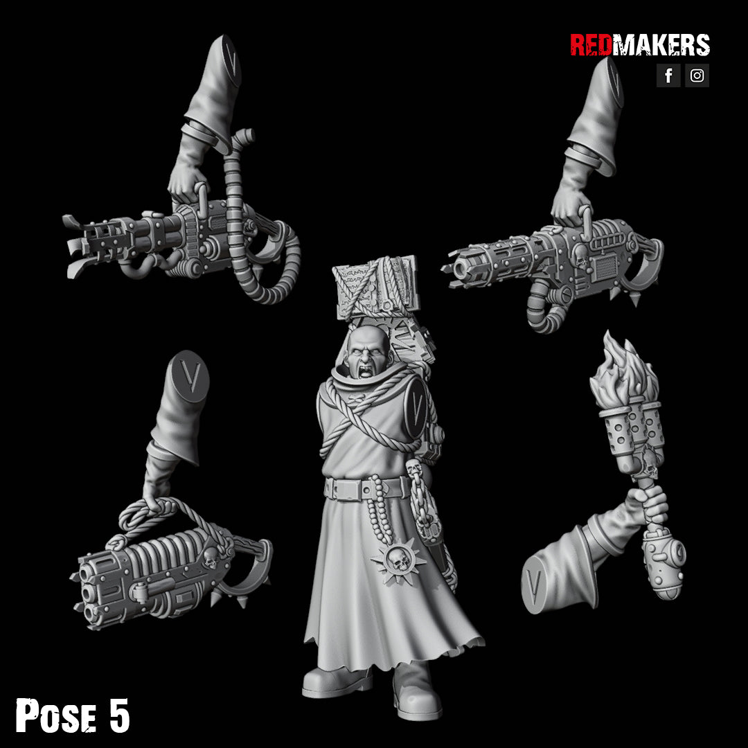Kill Squad- Hallowed Flame (13-Unit Kit or Single Model) by Adeptus Miniatures