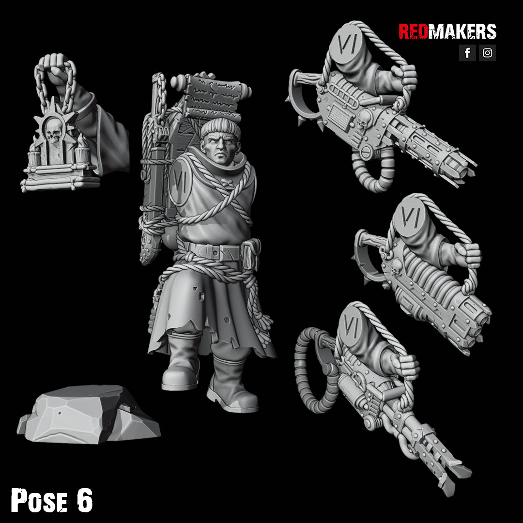 Kill Squad- Hallowed Flame (13-Unit Kit or Single Model) by Adeptus Miniatures