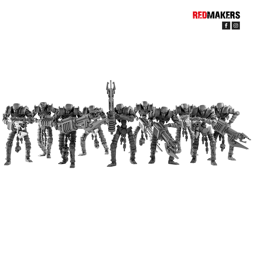 Robotic Warriors from the Tomb World (10-Unit Kit or Single Model) by RedMakers