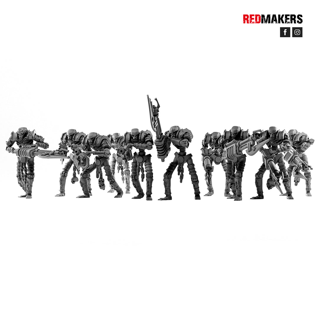 Robotic Warriors from the Tomb World (10-Unit Kit or Single Model) by RedMakers