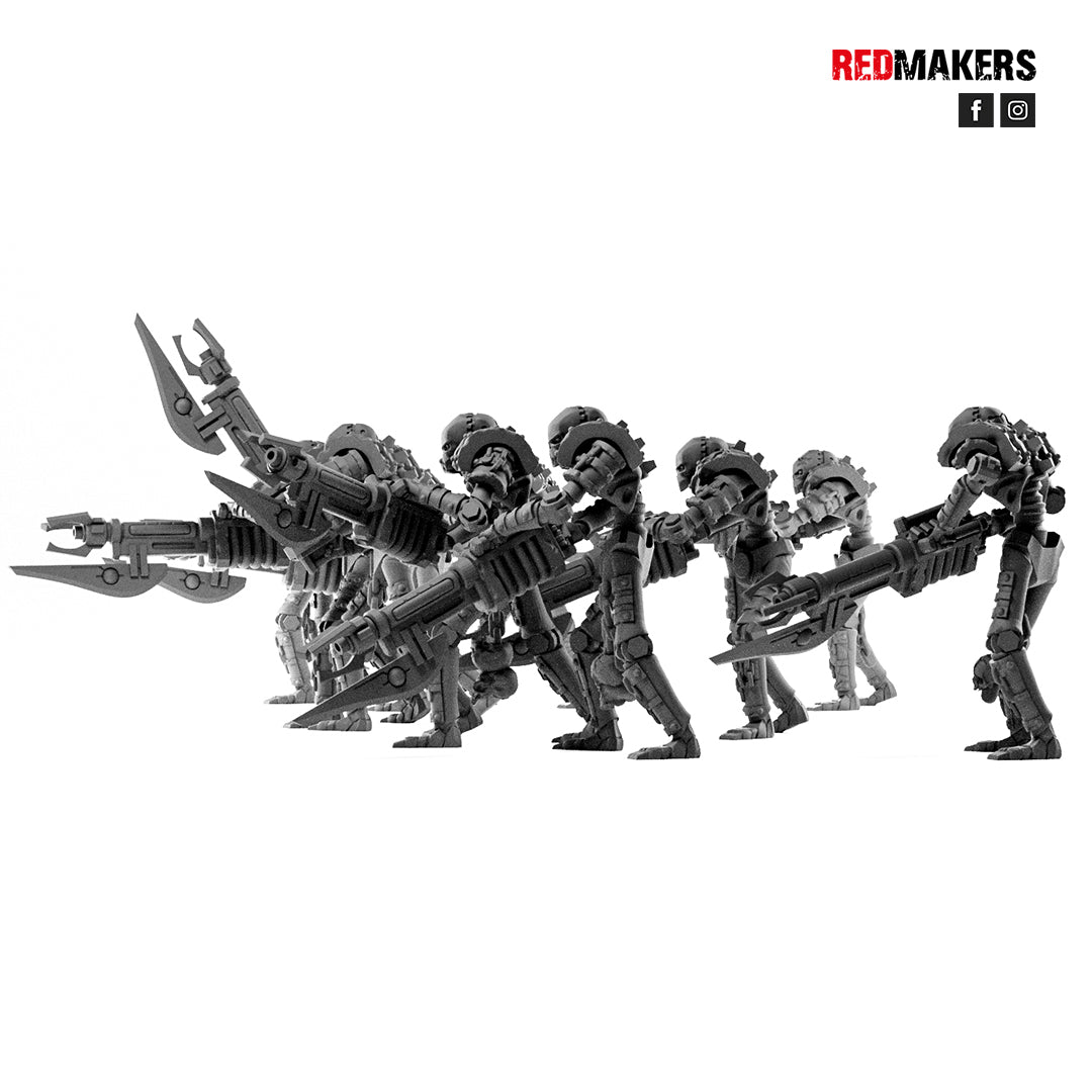 Robotic Warriors from the Tomb World (10-Unit Kit or Single Model) by RedMakers