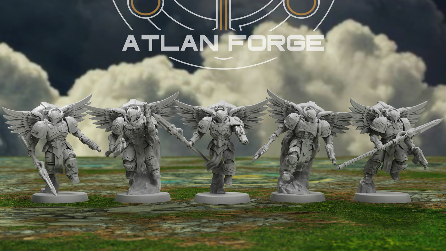 Angelic Knights Ophanim (5-Unit Set) by Atlan Forge
