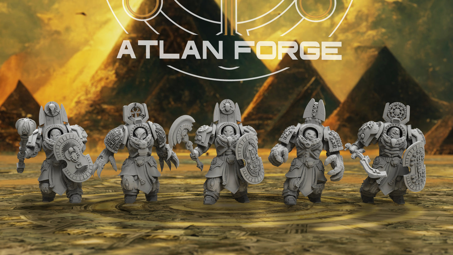 Aegyptian Assault Nehebkau (5-Unit Set) by Atlan Forge