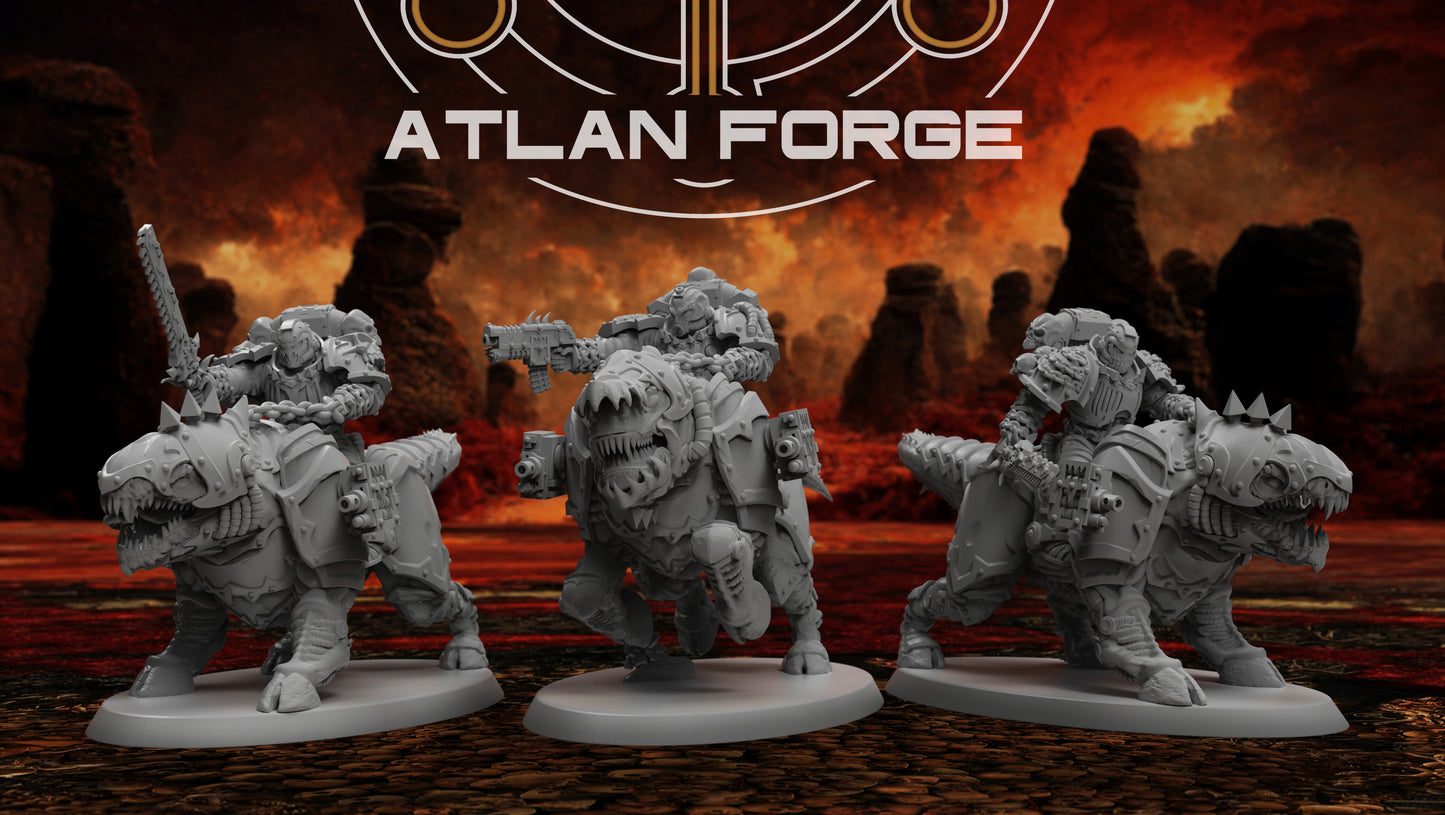 Hades Demon Riders (3-Unit Set) by Atlan Forge