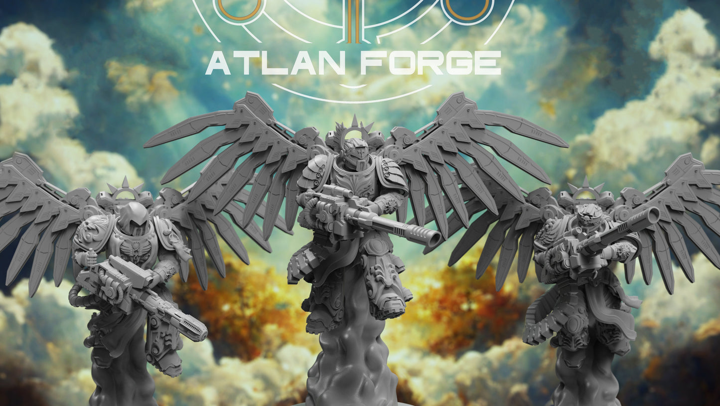 Angelic Flying Artillerymen (3-Unit Set) by Atlan Forge