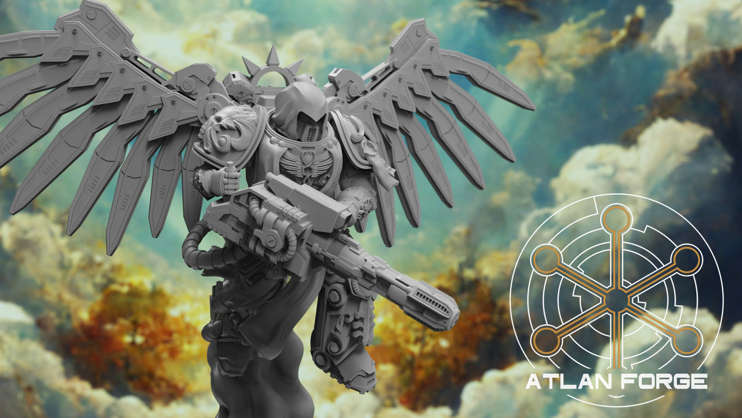 Angelic Flying Artillerymen (3-Unit Set) by Atlan Forge