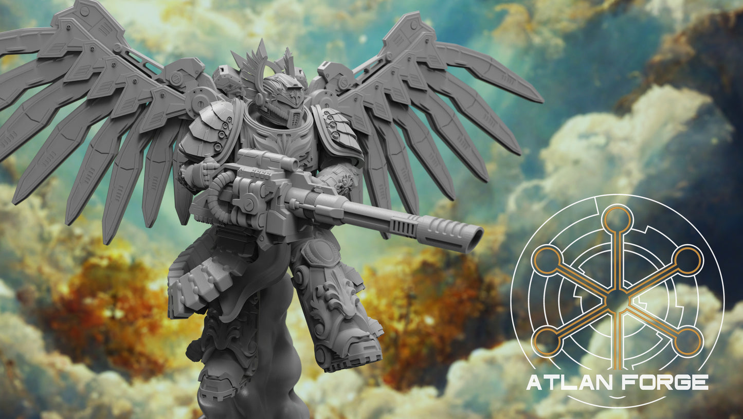 Angelic Flying Artillerymen (3-Unit Set) by Atlan Forge