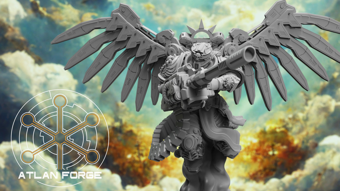 Angelic Flying Artillerymen (3-Unit Set) by Atlan Forge