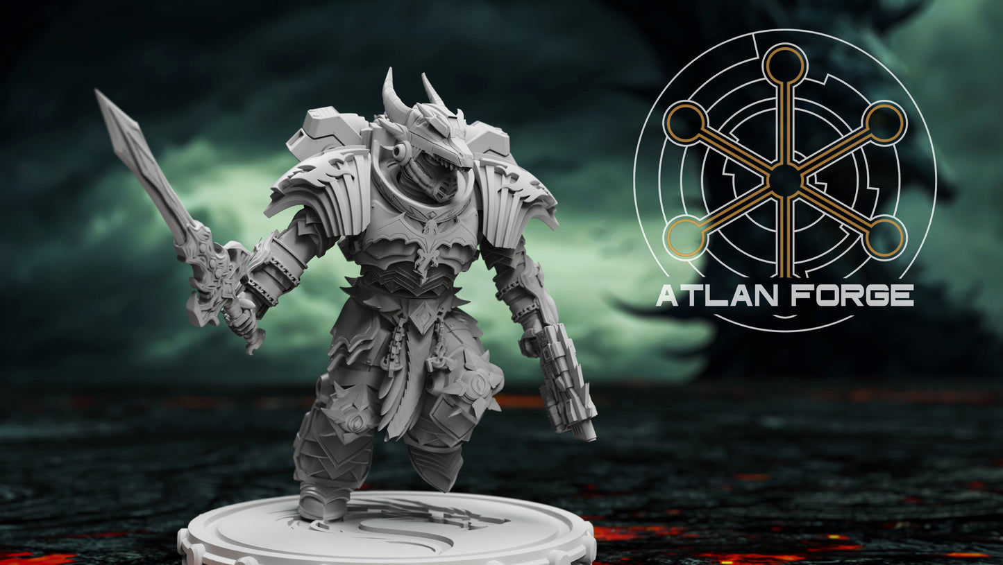 Dragon Knights Veterans (3-Unit Set) by Atlan Forge
