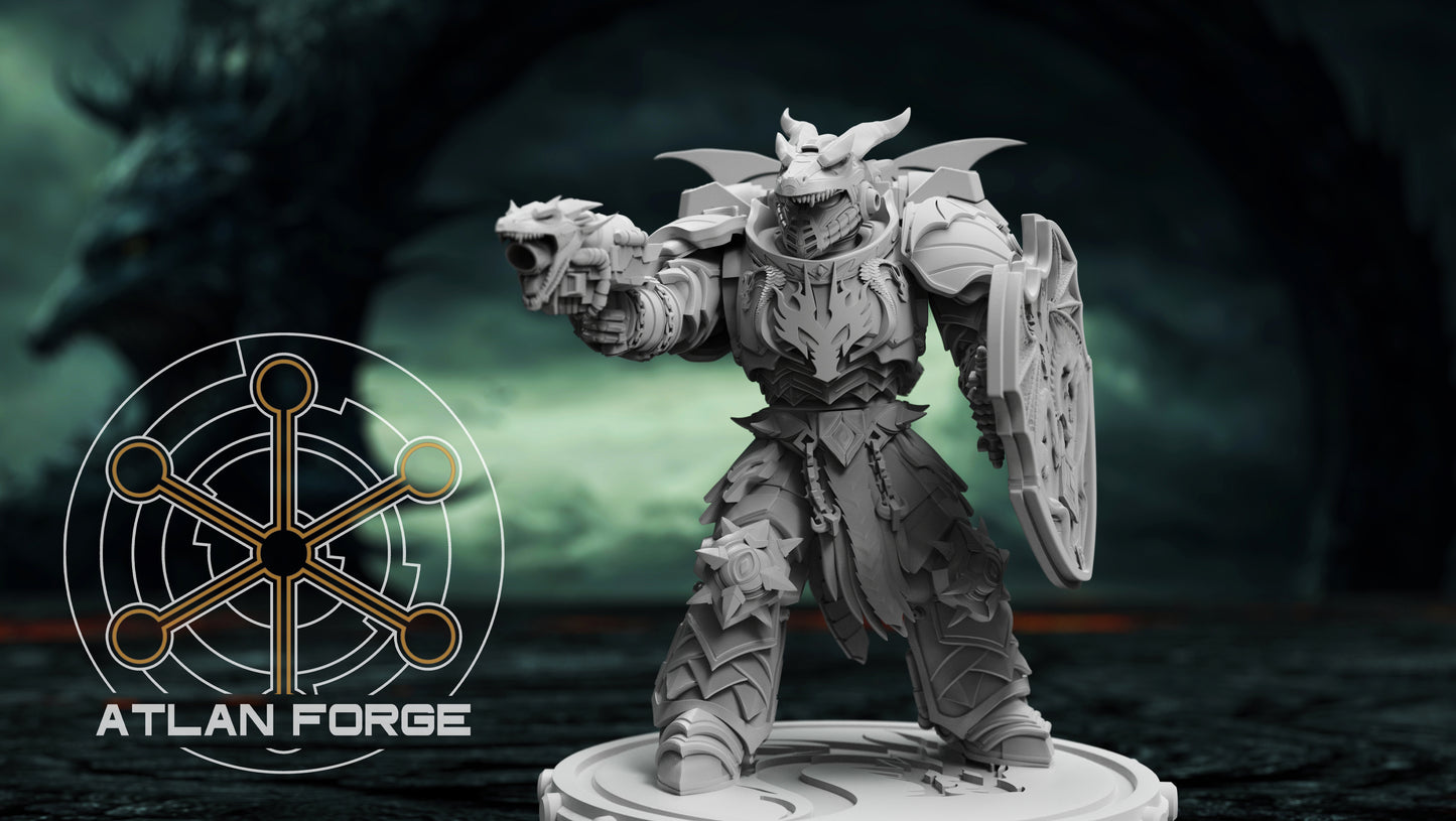 Dragon Knights Veterans (3-Unit Set) by Atlan Forge