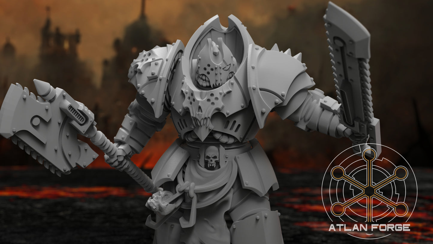 Nekramoroi Assault Uriasi- Heavy Armored Vampire Knights (5-Unit Set) by Atlan Forge