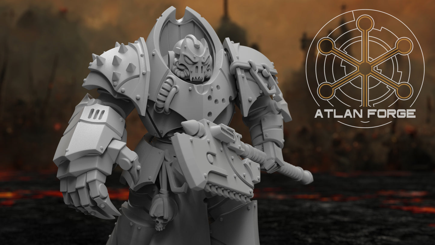 Nekramoroi Assault Uriasi- Heavy Armored Vampire Knights (5-Unit Set) by Atlan Forge