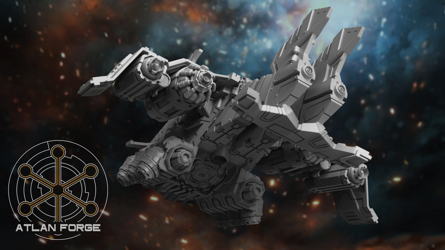 Thunderblaze Transport Gunship (All Options) by Atlan Forge