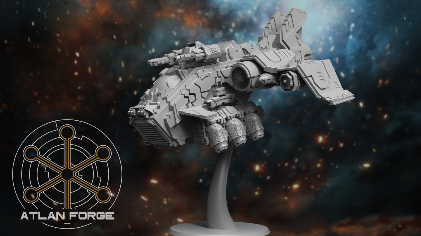 Thunderblaze Transport Gunship (All Options) by Atlan Forge